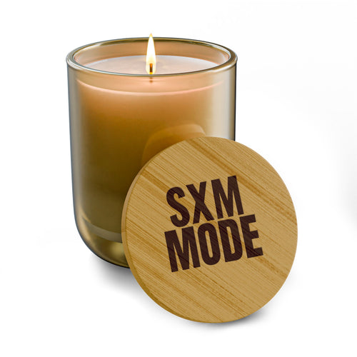 SXM Mode Candle — Signature (Engraved Bamboo Lid, 14oz)