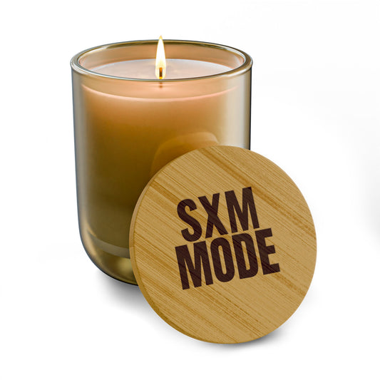 SXM Mode Candle — Signature (Engraved Bamboo Lid, 14oz)