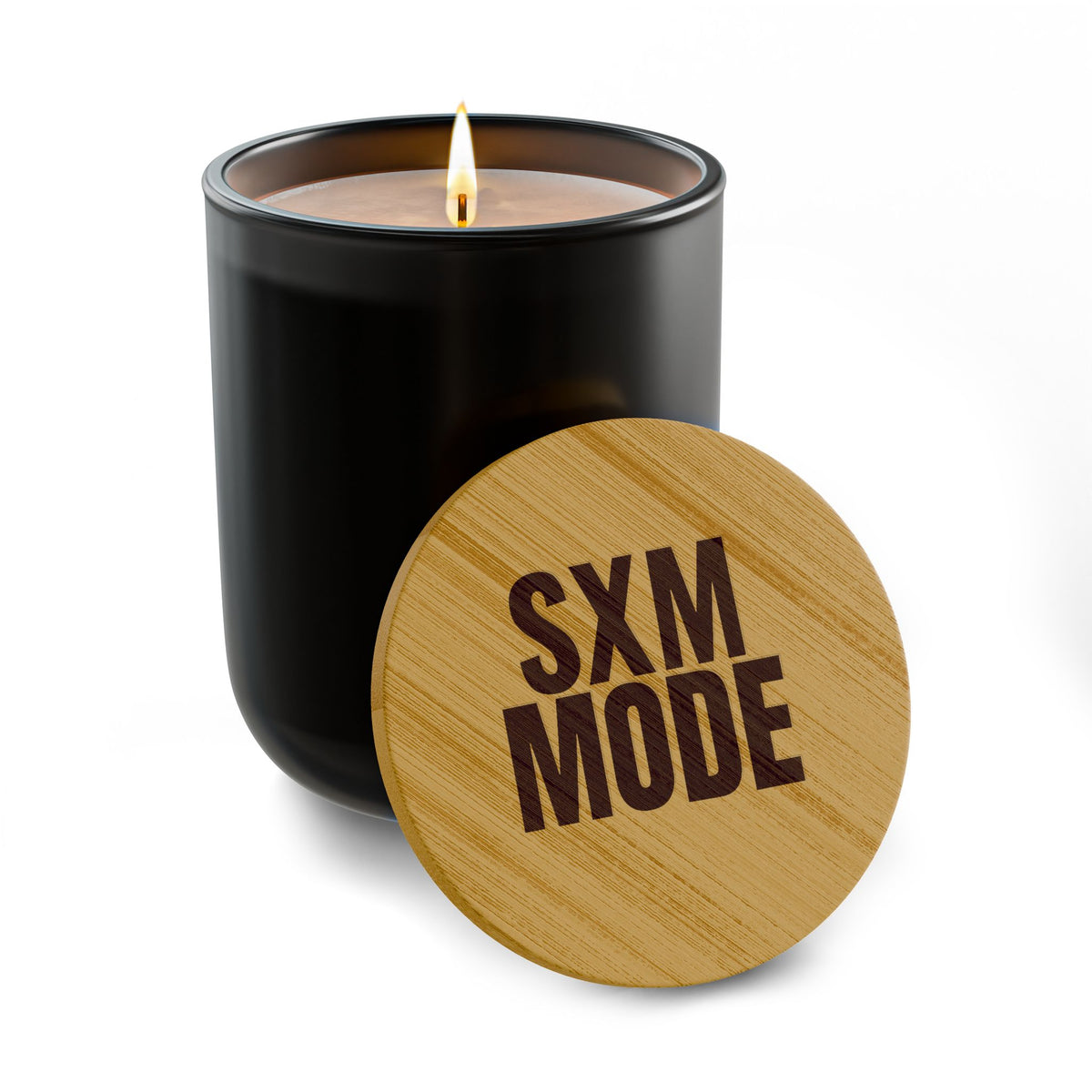 SXM Mode Candle — Signature (Engraved Bamboo Lid, 14oz)