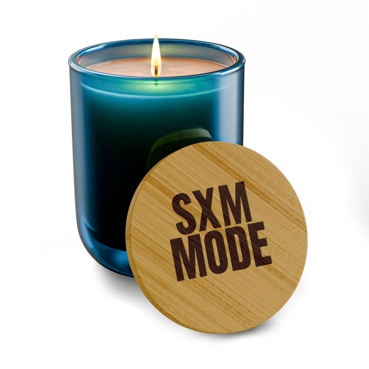 SXM Mode Candle — Signature (Engraved Bamboo Lid, 14oz)