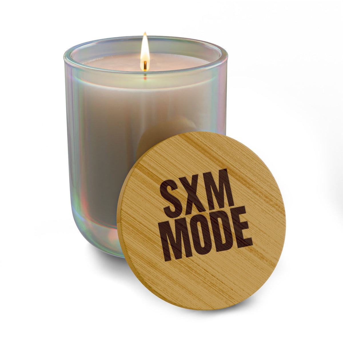 SXM Mode Candle — Signature (Engraved Bamboo Lid, 14oz)