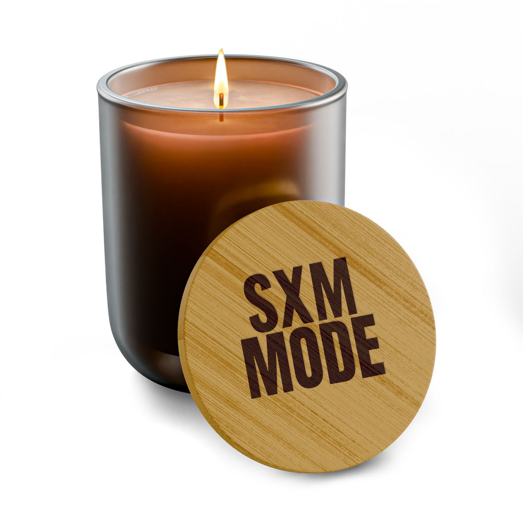 SXM Mode Candle — Signature (Engraved Bamboo Lid, 14oz)